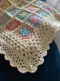 Call The Midwife Border Crochet Blanket Edging Granny Square Crochet Pattern Crochet Granny Square Blanket