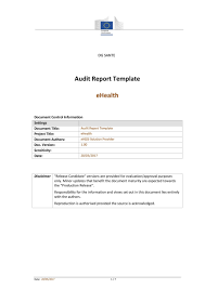 This appendix is an example of how a final report may look. 50 Free Audit Report Templates Internal Audit Reports á… Templatelab