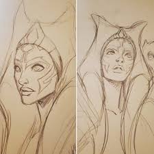 Diana Davidsson Commissions Closed On Twitter Star Wars Drawings Star Wars Artwork Star Wars Art