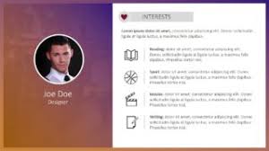 You will find that a few of the templates are totally. Free Simple Resume Powerpoint Template Slidemodel
