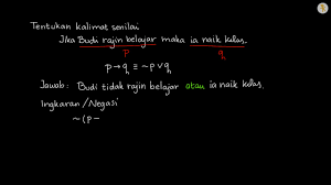 Bom tersebut meledak secara sempurna membentuk lingkaran dengan radius ledakan 7 km. Contoh Soal Implikasi Youtube