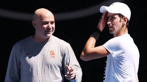 Novak djokovic beat karen khachanov, stefanos tsitsipas overcame grigor dimitrov and petra kvitova defeated zhang shuai in straight sets to reach the. Agassi Spricht Uber Zusammenarbeit Mit Novak Djokovic Und Warum Diese Scheiterte Eurosport