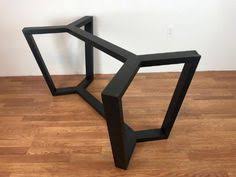 Pedestal Metal Table Base Legs Black For Wood Table Top Etsy In 2020 Metal Table Base Granite Table Top Granite Table