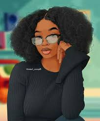 Pin By Est Her On Dessin Fille Swag In 2020 Girls Cartoon Art Black Girl Art Black Girl Magic Art