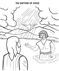 And behold the heavens were opened and he saw the make your world more colorful with free printable coloring when he was baptized jesus the sinless son of god was identifying fully with us sinful mankind. Holy Spirit Upon Jesus Head In John The Baptist Coloring Page Netart