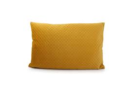 This rusty, burnt orange velvet pillow is luxurious and super soft. Salt Pepper Pillow 60x40cm Velvet Cognac Misa Gifts