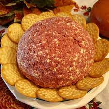 Dried Beef Cheese Ball This Recipe Is Our Family S Holiday Favorite Grandma Usually Doubles T Cheese Ball Recipes Dried Beef Cheeseball Recipes Cheese Ball