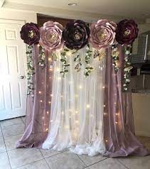 Here She Is I Really Love Trying Out New Looks With My Backdrop Stand And Wanted Flower Backdrop Wedding Diy Wedding Backdrop Diy Wedding Decorations
