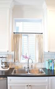 Pin By Melissa Vastag On Curtains For Marla Kitchen Window Shelves Kitchen Window Treatments Kitchen Window