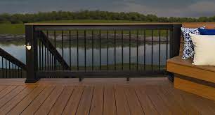 Browse Composite Decking Railing And Fencing Photos Building A Deck Aluminum Railing Deck Deck Design