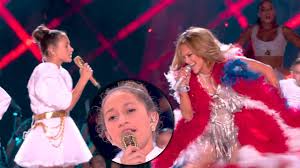 Shakira's music soared about 230% on. Jennifer Lopez Daughter Emme Share Let S Get Loud Duet During 2020 Super Bowl Halftime Show Youtube