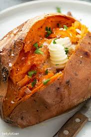 You can put the baking sheet on the rack below to catch any drippings. Perfectly Baked Sweet Potato How To Bake Sweet Potatoes