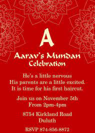 Mandala Red Mundan Invitations Invitation Card Design Grand Opening Invitations Invitations