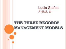 Records Management Models Records Management Records Management