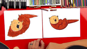 How To Draw An Otter With Shapes Art For Kids Hub To draw an astronaut, start by sketching a circle at the top of your paper, which will serve as the helmet. how to draw an otter with shapes art