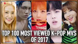 Living A Beautiful Life Top 100 Most Viewed K Pop Music Videos Of 2017 K Pop Music Music Videos Pop Music