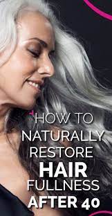 How To Naturally Restore Hair Thickness