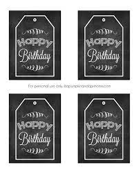Chalkboard Birthday Tag Printable Png Birthday Tags Happy Birthday Printable Birthday Tags Printable