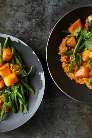 Thai Curry Risotto With Squash And Green Beans Recipe Recipe In 2021 Green Bean Recipes Bean Recipes Recipes