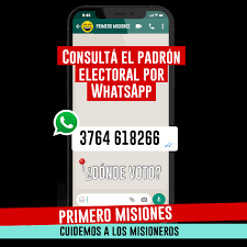 El padrón puede ser consultado en www.electoral.gob.ar y en www.padron.gob.ar. Gabriela Aquino On Twitter Consulta El Padron Electoral Por Whatsapp 3764 618266 Frdelaconcordia Https T Co Cbnmv3jxeq Twitter