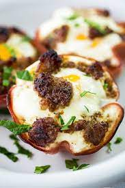 Sausage Spinach Ham And Egg Cups Easy Peasy Meals Recipe Breakfast Best Breakfast Recipes Easy To Make Breakfast