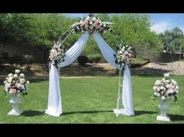 Diy Wedding Arch Diy Floral Amp Crystals Wedding Arch Indoor X2f Outdoor Youtube Diy Wedding Arch Burlap Wedding Arch Arch Decoration Wedding