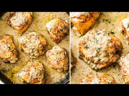 Chicken And Potatoes With Garlic Parmesan Cream Sauce Youtube