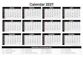 Free printable weekly calendar templates 2021 for microsoft word (.docx). Free Printable 2021 Calendar With Holidays As Word Pdf