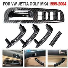 2mm plastic door card in carbon fibre look. Espear Interior Door Grab Handle Cover Window Switch Panel Bezel Carbon Fiber Pattern For Vw Jetta Golf Mk4 1999 20 Vw Jetta Carbon Fiber Doors Interior