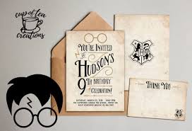 Wizard Birthday Invitation Wizard Invitation Magical Etsy Harry Potter Invitations Harry Potter Birthday Invitations Birthday Invitations