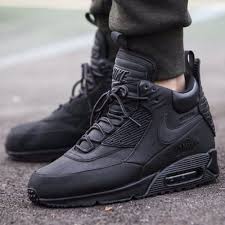 Nike Air Max 90 Sneakerboot Wntr Shoe Sz 8 5 Mens Black Black 684714 002 Fashion Clothing Shoes Acces All Black Nike Shoes Black Nike Shoes Nike Shoes Blue