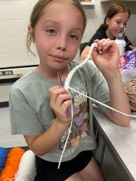 Mrs. Hansen's class got into the holiday spirit by wearing the hats and  ponchos that she made for them! Thanks Mrs. Hansen. #ThirdGradeFun