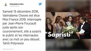 Une belle revanche sur le destin. Qui Est Vaimalama Chaves La Miss France 2019 Sur Orange Videos