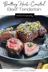 Heat 2 tablespoons butter in a saucepan over medium heat, and saute shallot 2 minutes, until tender. Buttery Herb Crusted Beef Tenderloin Sweet Savory And Steph