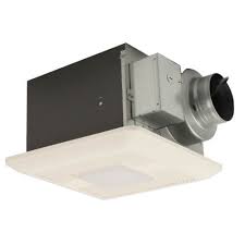 This panasonic bathroom fan is also installed on the ceiling with a hidden assembly, so, you just feel the air flow without looking its machinery. Fv 0511vql1 Panasonic Fv 0511vql1 Whisperceiling Dc 50 80 110 Cfm Ceiling Ventilation Fan W Led Light