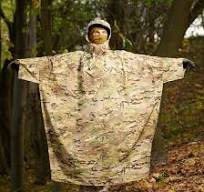 Tactical Raincoat Poncho, Military Multicam Camouflage ...
