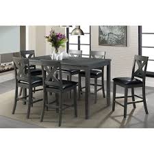 Colne 7 Piece Counter Height Solid Wood Dining Set Picket House Furnishings Counter Height Dining Sets Bar Height Dining Table