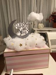 ▶ learn in this easy to follow explosion box tutorial on how to make an baby shower explosion gift box which can be used as a baby shower gift card box to. Twinkle Little Star Card Box Baby Shower Card Box Baby Shower Cards Twinkle Twinkle Baby Shower