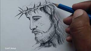 Maybe you would like to learn more about one of these? How To Draw Lord Jesus Christ Drawing Step By Step With Pencil Pencil Sketch Youtube