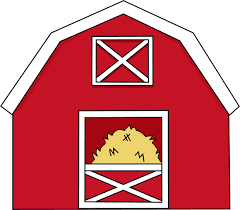 Barn House Clipart Black And White Barn With Hay Clip Art Barn With Hay Image Free Clip Art Farm Wall Art Clip Art
