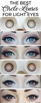 Circle Lens Directory Circle Lenses On Light Eyes A Beauty Lifestyle Blog Yukitty Net Circle Lenses Contact Lenses Colored Colored Eye Contacts