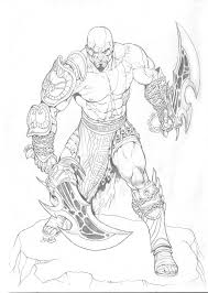 Kratos Pencils By Rubusthebarbarian Kratos God Of War Warrior Drawing God Of War