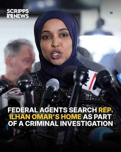 Federal agents searched Democratic U.S. Rep. Ilhan Omar's home on Monday morning as part of a criminal investigation, according to people familiar with the matter. The search was conducted by Homeland Security