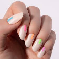 A rainbow after a heavy rain based on such a concept, having a rainbow design nail art is also a great idea. Neon Rainbow Nails Tutorial Lulus Com Fashion Blog