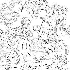 Avatar the last airbender color page. Avatar The Last Airbender Coloring Book Amazon De Nickelodeon Fremdsprachige Bucher