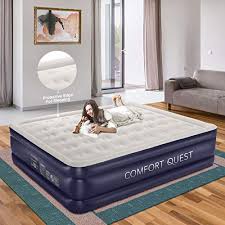 Shop for air mattress at bed bath & beyond. King Air Mattress With Built In Pump For Guest Inflatable Blow Up Air Bed With Carrying Bag For Camping Raised Elevated Double High Airbed Foldable Portable Air Mattresses 84 72 20 Inch Pricepulse