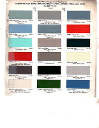 Details About 1956 1957 1958 1959 1960 To 1968 Austin Healey Mg Mgb Magnette Paint Chips 65 D3