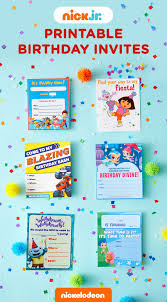 Birthday Party Invitation Card For Friends Nick Jr Printable Birthday Party Invitations Paw Patrol Party Invitations Birthday Party Invitations Printable Bubble Birthday Parties