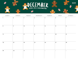 Cute December Calendar 2019 Excel December Calendar Calendar Printables Calendar 2019 Printable