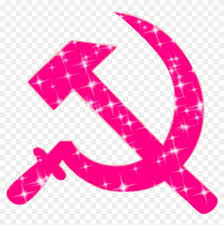The hammer and sickle (unicode: Soviet Revolution Hammerandsickle Pink Sparkles Sociali Russian Sickle And Hammer Clipart 1382647 Pikpng